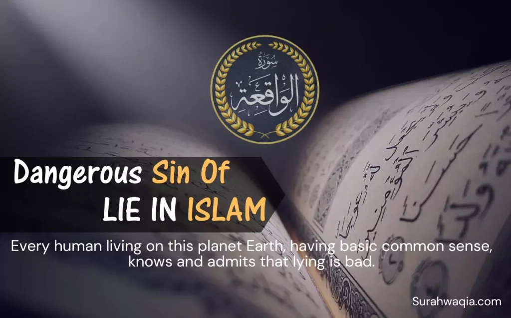 What is a lie in islam